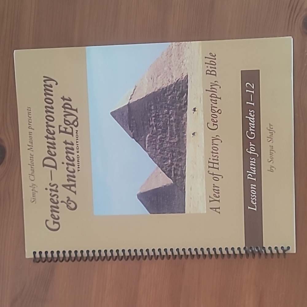 GENESIS THROUGH DEUTERONOMY & ANCIENT EGYPT (CHARLOTTE MASON CURRICULUM)  NEW